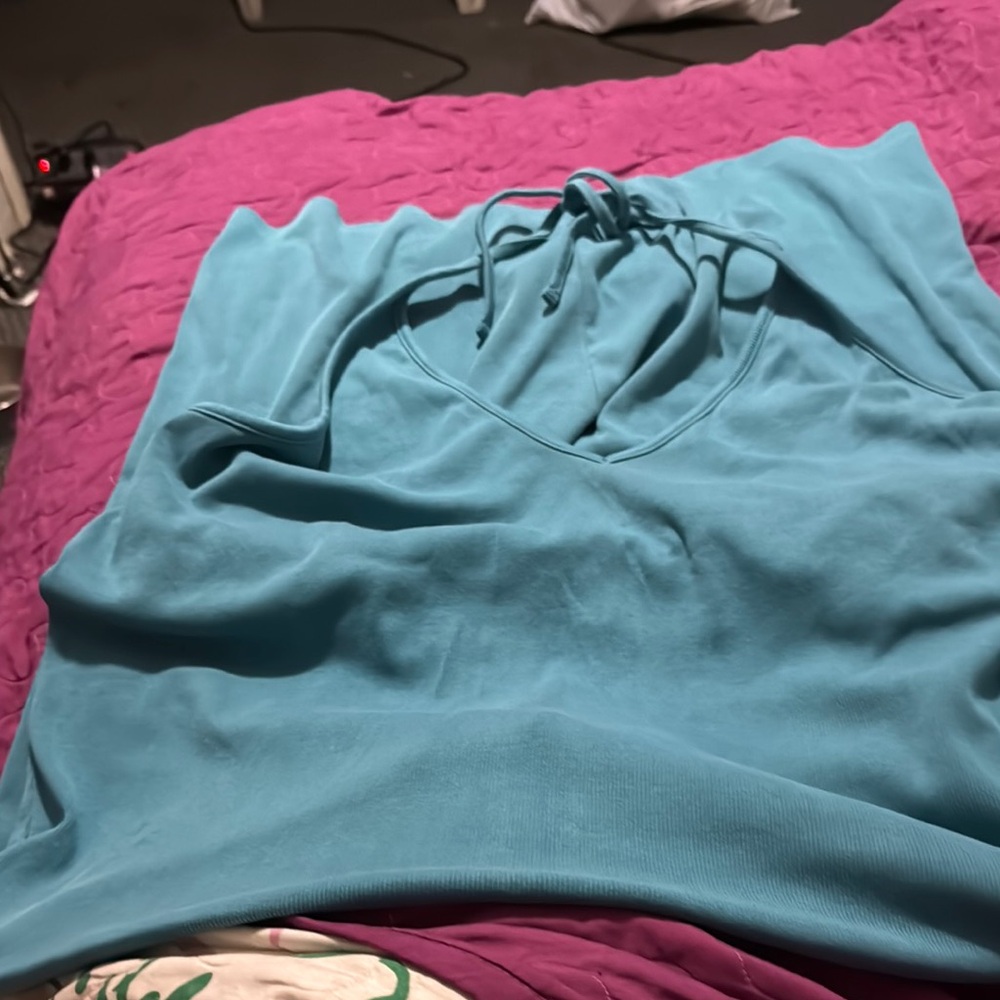 Old Navy Teal Sleeveless Blouse
